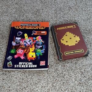 Minecraft Dungeons Sticker Book and Redstone Handbook